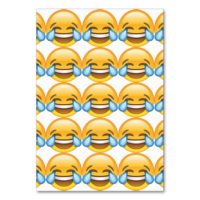 Numéro De Table Pleurer de rire Larmes de joie émoji (Par défaut)