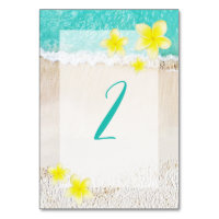 Plumeria jaune Frangipani Plage tropicale Mariage
