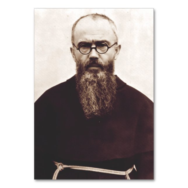 Numéro De Table Prêtre catholique polonais Saint Maximilian Kolbe (Par défaut)