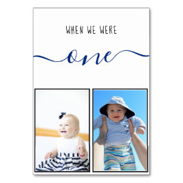 Numéro De Table Quand nous étions un Mariage d'écriture moderne bl