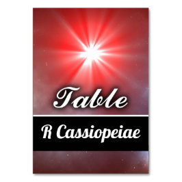 Numéro De Table R Cassiopeiae