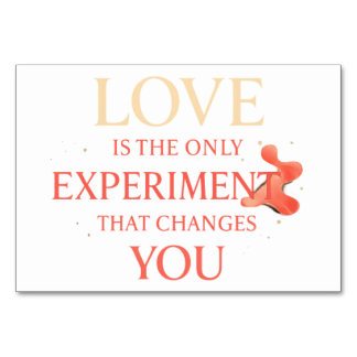 Numéro De Table Romantic Typography Art