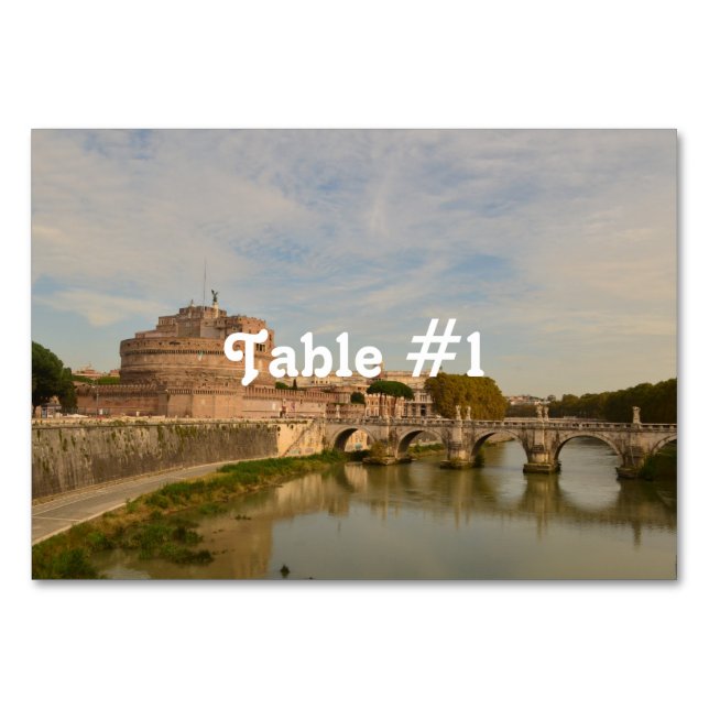 Numéro De Table Rome (Devant)