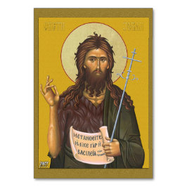 Numéro De Table Saint John, icône de prière