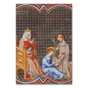 Numéro De Table Saint Louis IX de France Protecteur des Rois Art