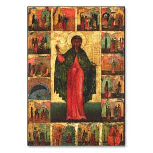 Numéro De Table Sainte Anastasia la Délivrance Art Byzantin