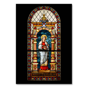 Numéro De Table Sainte Élisabeth de Hongrie Art Médiéval de Presti