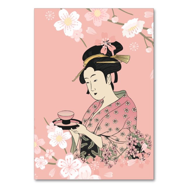 Numéro De Table Sakura Geisha (Par défaut)