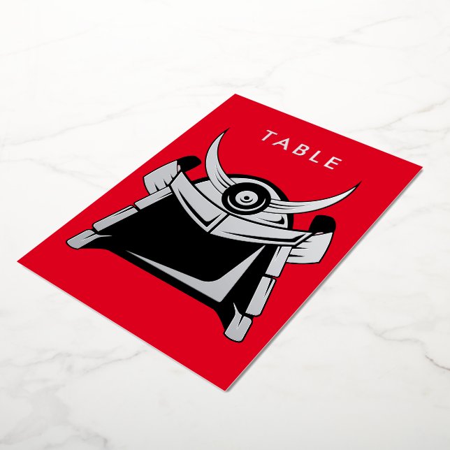 Numéro de table Samurai (Rotation)