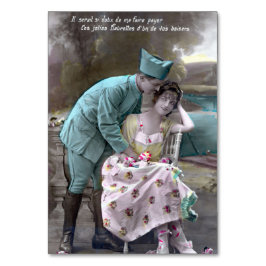 Numéro De Table Soldat et amoureux