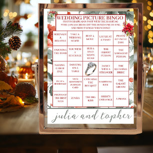 Numéro De Table SYMBOLE CHIC Mariage DE Noël Pic Bingo Tabletop