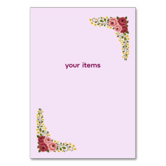 Numéro De Table Table Tent Sign