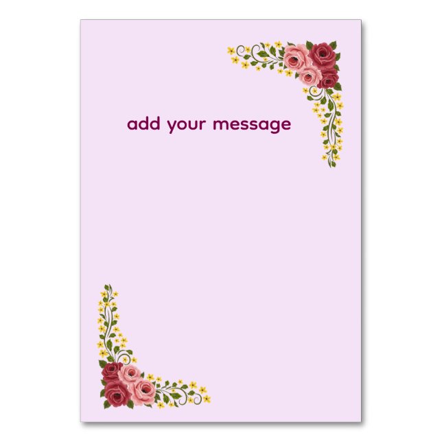 Numéro De Table Table Tent Sign Table Number (Par défaut)