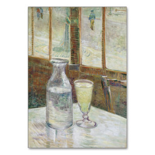 Numéro De Table Tableau de café avec l'absinthe par Vincent van