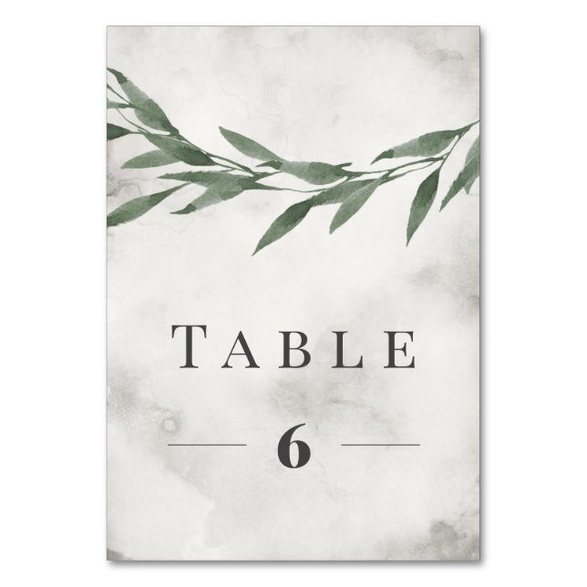 Numéro De Table Tableau n° RUSTIQUE classique (Dos)