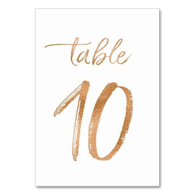 Numéro De Table Tableau no 10 (Par défaut)