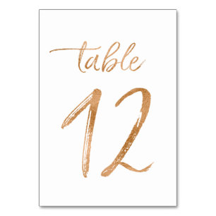 Numéro De Table Tableau no 12