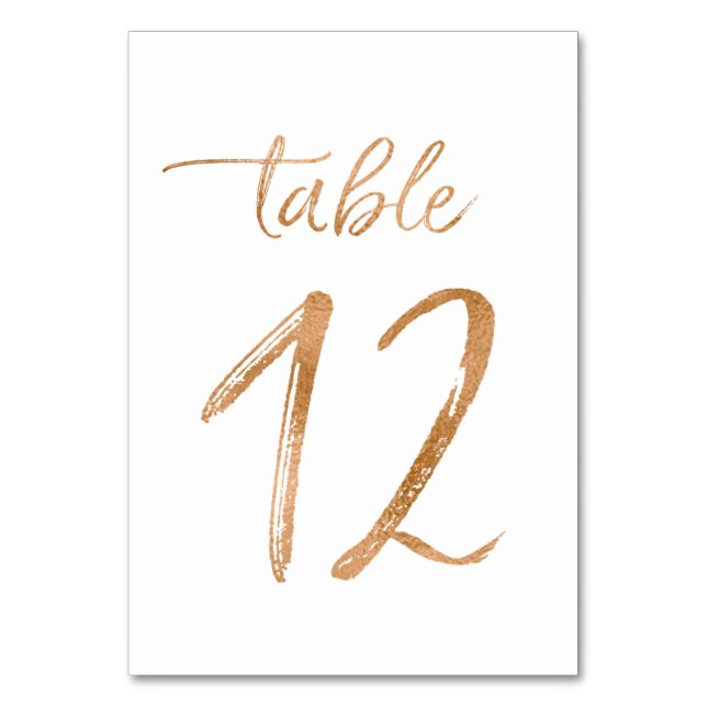 Numéro De Table Tableau no 12 (Par défaut)