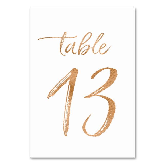 Numéro De Table Tableau no 13 (Par défaut)