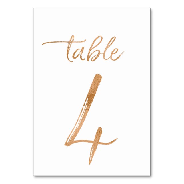 Numéro De Table Tableau no 4 (Par défaut)