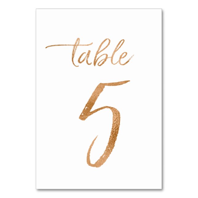 Numéro De Table Tableau no 5 (Par défaut)