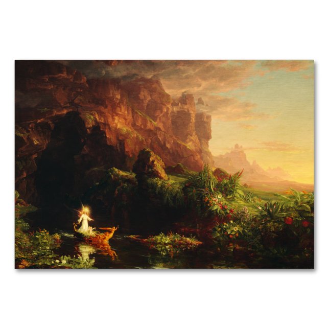 Numéro De Table The Voyage of Life Childhood by Thomas Cole (Devant)