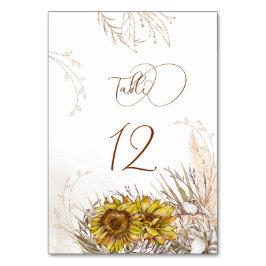 Numéro De Table Toscane Automne Texture Tracery