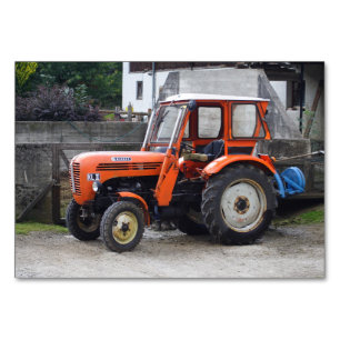 Numéro De Table Tracteur Diesel Orange Steyr KL II