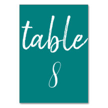 Typographie Turquoise moderne Mariage minimal