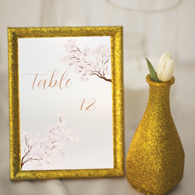 Numéro De Table Vintage Elegant Pearl Romance Mariage Numéro de ta (Créateur téléchargé)