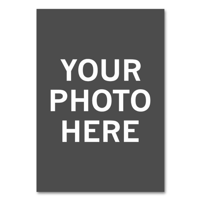 Numéro De Table Votre photo ici (Par défaut)