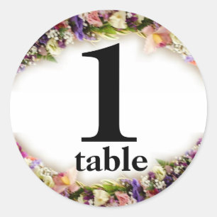 Numéro de tableau autocollant de partie