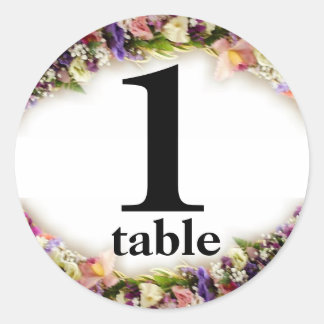 Numéro de tableau autocollant de partie