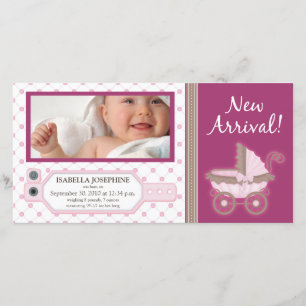 Numéro d'hôpital Bébé Faire-part de naissance : ro