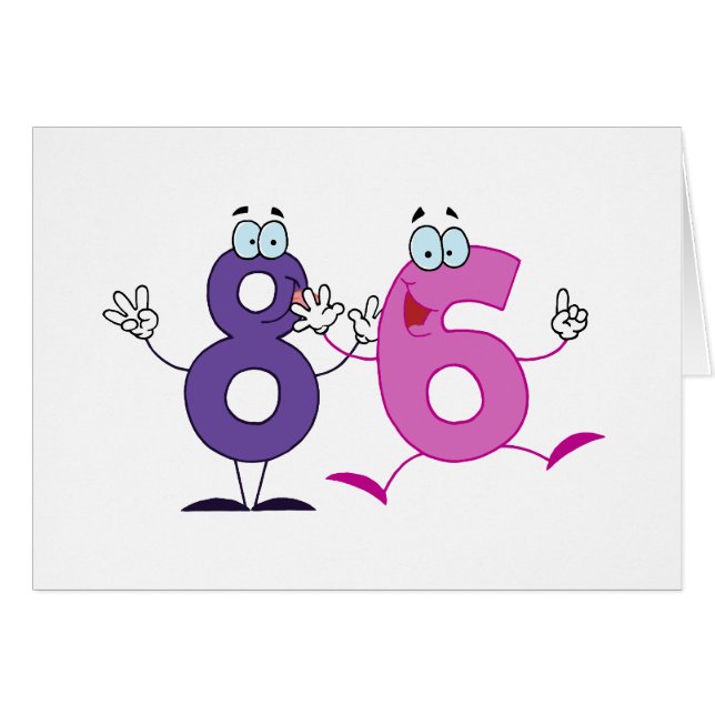 Numéro heureux 86 (Devant horizontal)