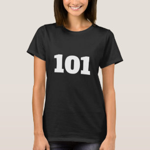 Numéro personnalisé 101 T-shirt