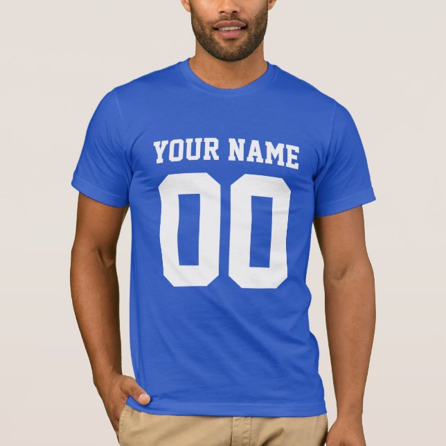 Numéro personnalisé T-shirt de football masculin (Devant)