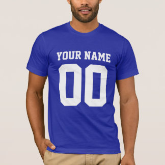 Numéro personnalisé T-shirt de football masculin