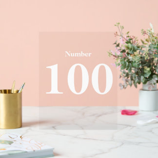 Numéro Texte simple de la typographie blanche mode