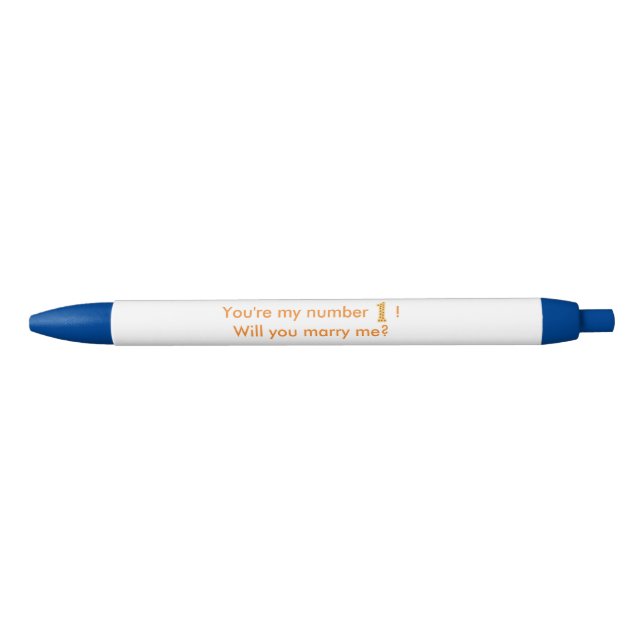 Numéro Un Stylo De Proposition De Mariage Des Fleu (Devant)