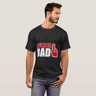 Numéro une pièce en t du père #1 du T-shirt | de