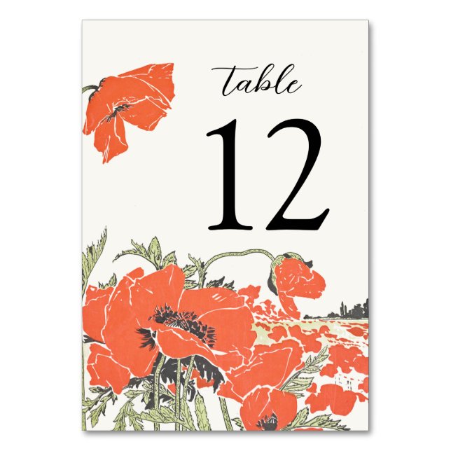 Numéro vintage de la table (Par défaut)