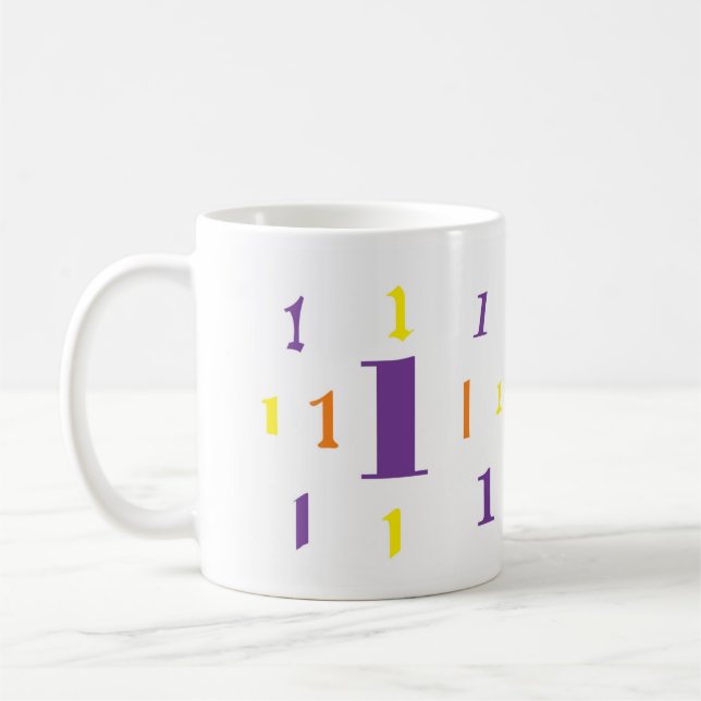 Numérologie 1 Mug (Gauche)