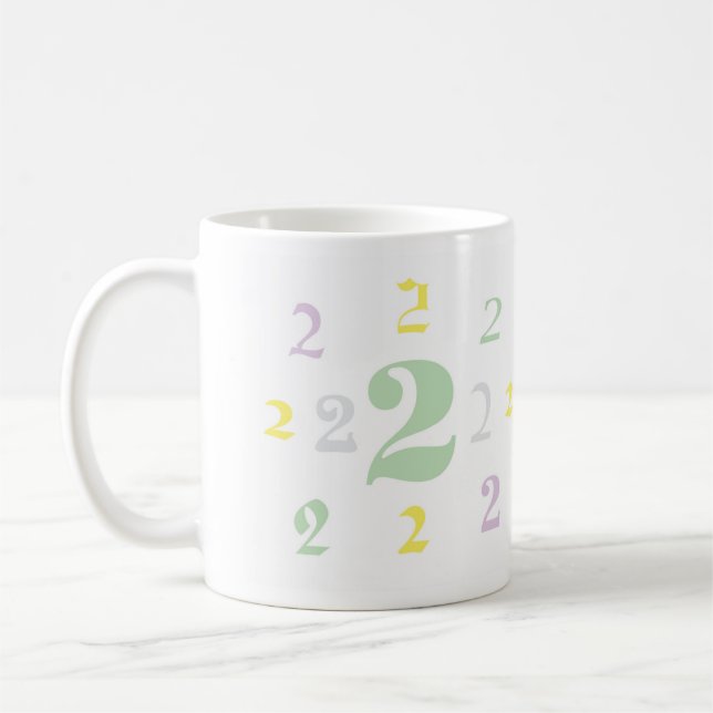 Numérologie 2 Mug (Gauche)