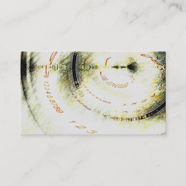 Numerology-Astrologie-Geld-Tierkreis-Visitenkarten Visitenkarte (Vorderseite)