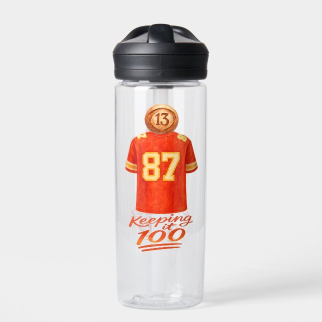 Numerology It Adds Up: Keeping It 100 Trinkflasche (Vorderseite)