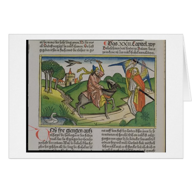 Numéros 22 âne parlant de 20-35 Balaam, du 'N (Devant horizontal)