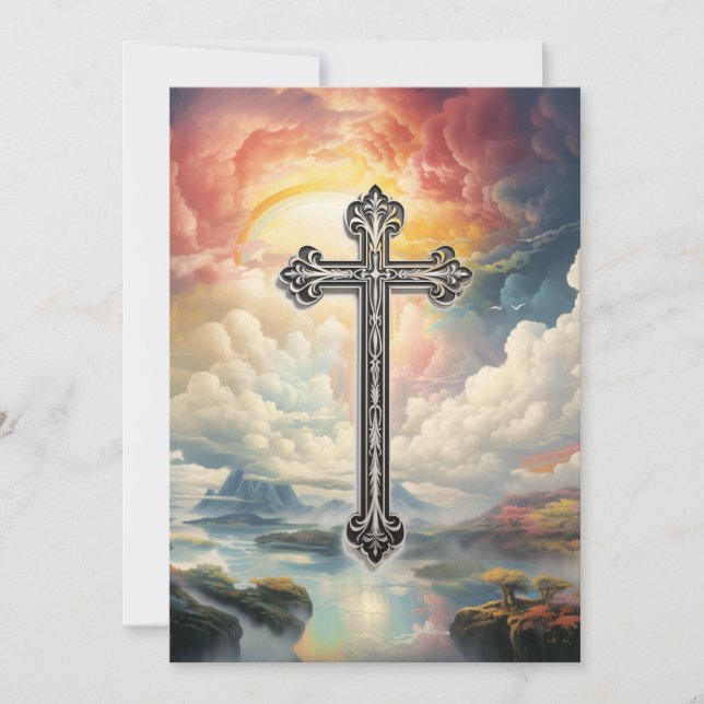 Numéros 6:24 Que le seigneur vous bénisse carte de (Devant)