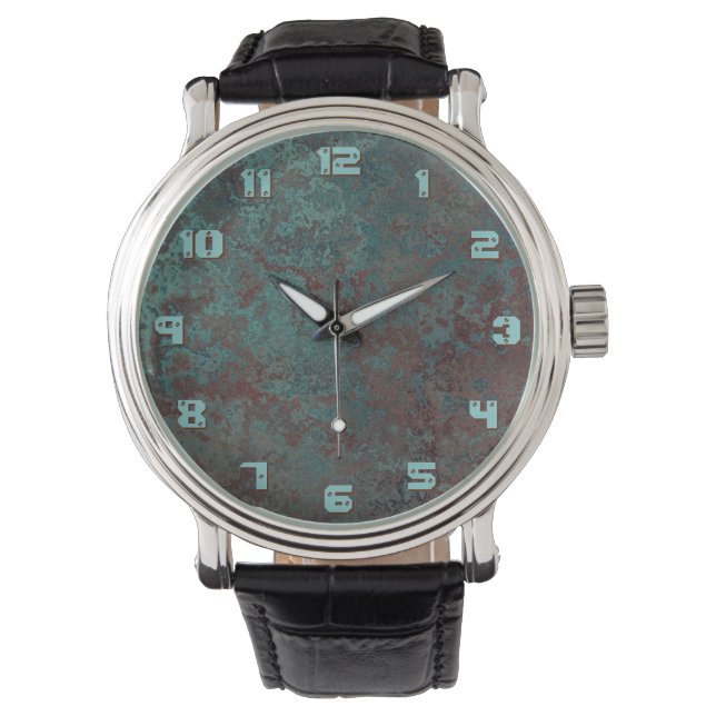Numéros de montre d'impression "cuivre" de corrosi (devant)