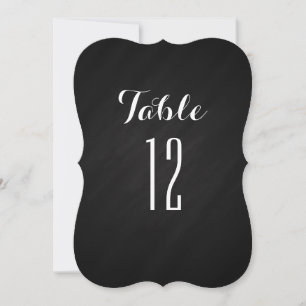 Numéros de table à crochet pour tableau noir